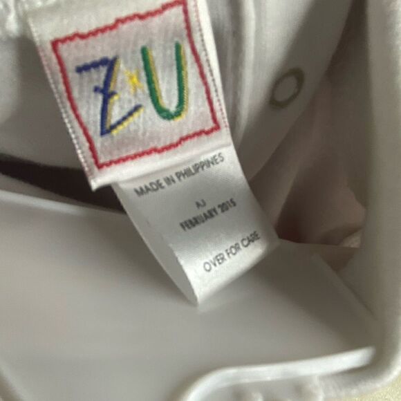 ZU Infant Kids' Ice Skating Elf On Christmas Corduroy Turtleneck Jumpsuit Red 6M - Picture 6 of 7